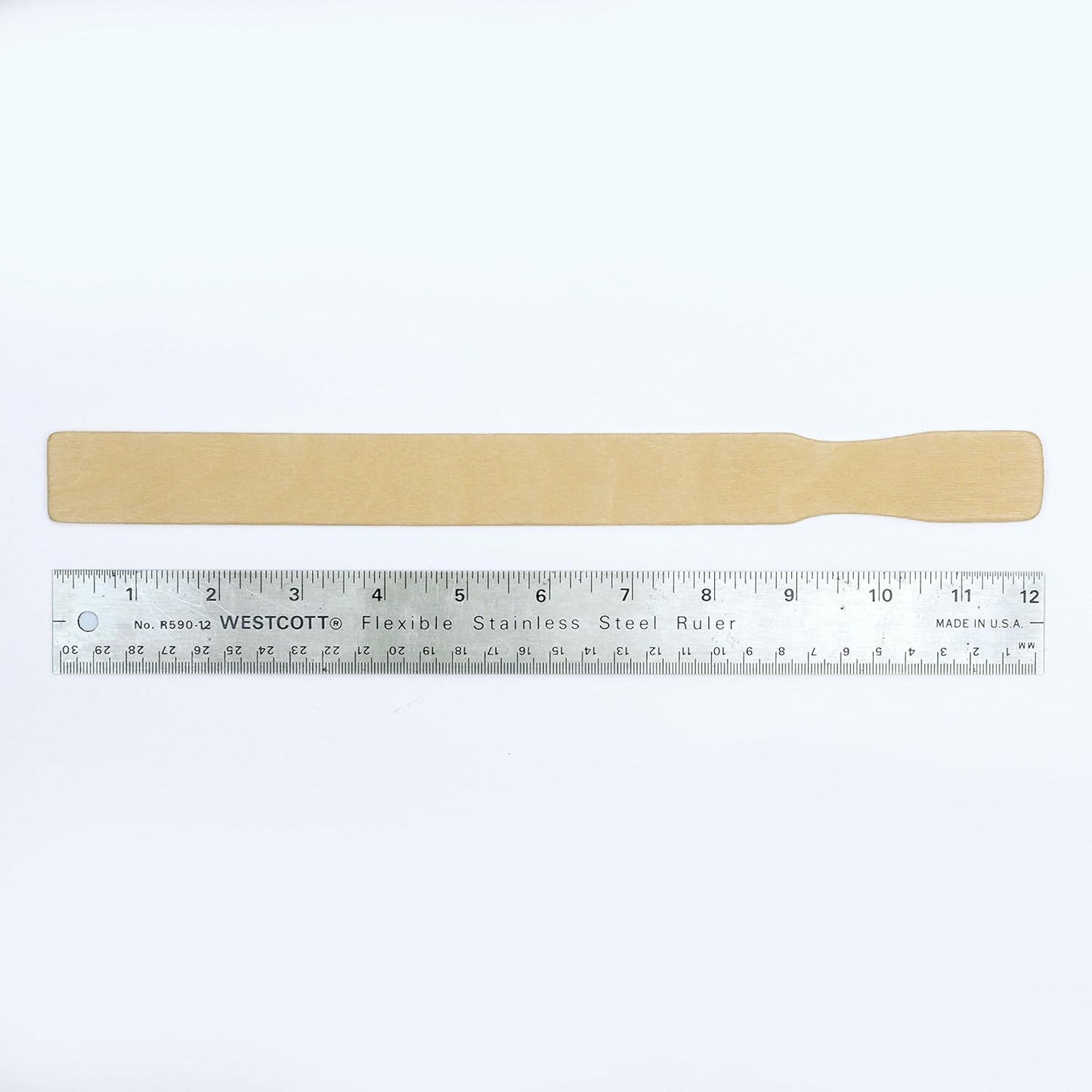 Paint Stir Sticks Bulk 12 inch; Made in USA; Clean Birch for Industrial Use and Fine Art Projects; Sanded Extra Smooth